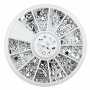  Rhinestone Shapes Silver Wheel 