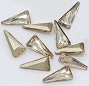  Nail Gem Triangle Champagne 10/Pack 