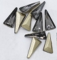  Nail Gem Triangle Black Diamond 10/Pack 
