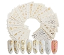  Nail Water Decals GLD SLV 30/Pack 