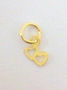  Nail Ring Gold Double Hearts 