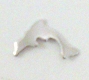  Nail Charm Silver Dolphin 