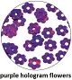  Art Club Holo Flower Purple 