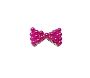  Nail Gem Bow Hot Pink Beads Medium 