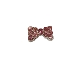  Nail Gem Bow Light Pink Stones Medium 