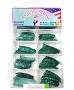  Large Glitter Tips 3134 Aqua 100/Box 