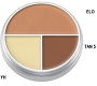  Kryolan Ultra Tri Color C Circle 