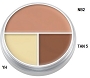  Kryolan Ultra Tri Color D Circle 