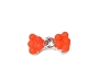  Nail Gem Bow Neon Orange Small 