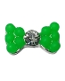  Nail Gem Bow Neon Green Small 