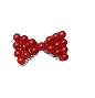  Nail Gem Bow Red Beads Medium 