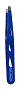  Tweezer Slanted Teardrop Blue 