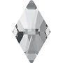 Swarovski Rhombus Crystal 6/Pack 