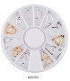  Metal Shapes Mix GLD SLV 2 Wheel 