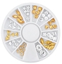  Metal Shapes Mix GLD SLV 11 Wheel 