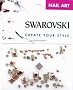  Swarovski Mixed Square Rose G 57 pcs/Bag 