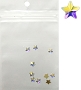  Nail Gem Star Crystal AB 10/Pack 