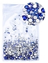  Rhinestones Multi Sz Blue 1440/Pack 