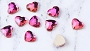  Gem Stone Heart Rose 10/Pack 