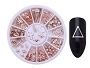  Metal Shapes Rose Gold 3 Wheel 