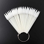  Display Ring Stiletto Natural 50pcs/Set 