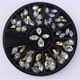  Rhinestone Mix Navette Pear Wheel 