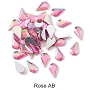  Rhinestone Teardrop Rose AB 100/Pack 