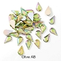  Rhinestone Teardrop Olive AB 100/Pack 