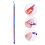 Rainbow Gel Cuticle Pusher Tool 