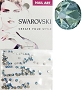  Swarovski Multi Sz Blk Diam Shm 125pcs/Bag 