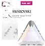  Swarovski Triangle Crystal AB 18pcs/Bag 