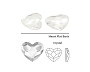  Swarovski Heart Crystal 3.6mm 20pcs/Bag 