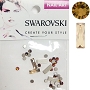  Swarovski Mixed Baguette Topaz 51pcs/Bag 