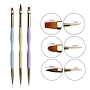  BP Dual-head Nail Brush 3pcs Set 