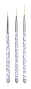  BP Liner Brushes White Long 3/Pack 