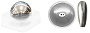  Aora Chrome Metal M4 Silver 1 g 