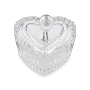  Crystal Jar w/ Lid Heart 