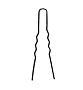  Dannyco Hairpins Black 1 3/4" 