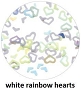 Art Club Rainbow Hearts White 