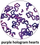  Art Club Holo Hearts Purple 