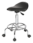  Stool Saddle Seat Black 