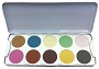  Kryolan Eye Shadow 10 Classic Palette 