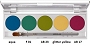  Kryolan Shades 5 Rio Palette 