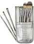  Kryolan 7 Brush Pouch Silver Set 