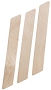 SS Wood Sticks Slanted LG 100/Bag 