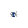  Nail Gem Spider Blue Large 