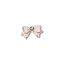  Nail Gem Bow Pink Tails Stone Medium 