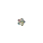  Nail Gem Flower AB Rhinestone Medium 
