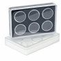  Empty Clear Plastic Tray 6 