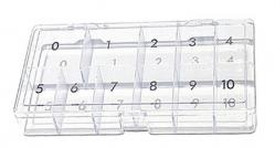  Empty Plastic Tip Box Clear/Blk Large 